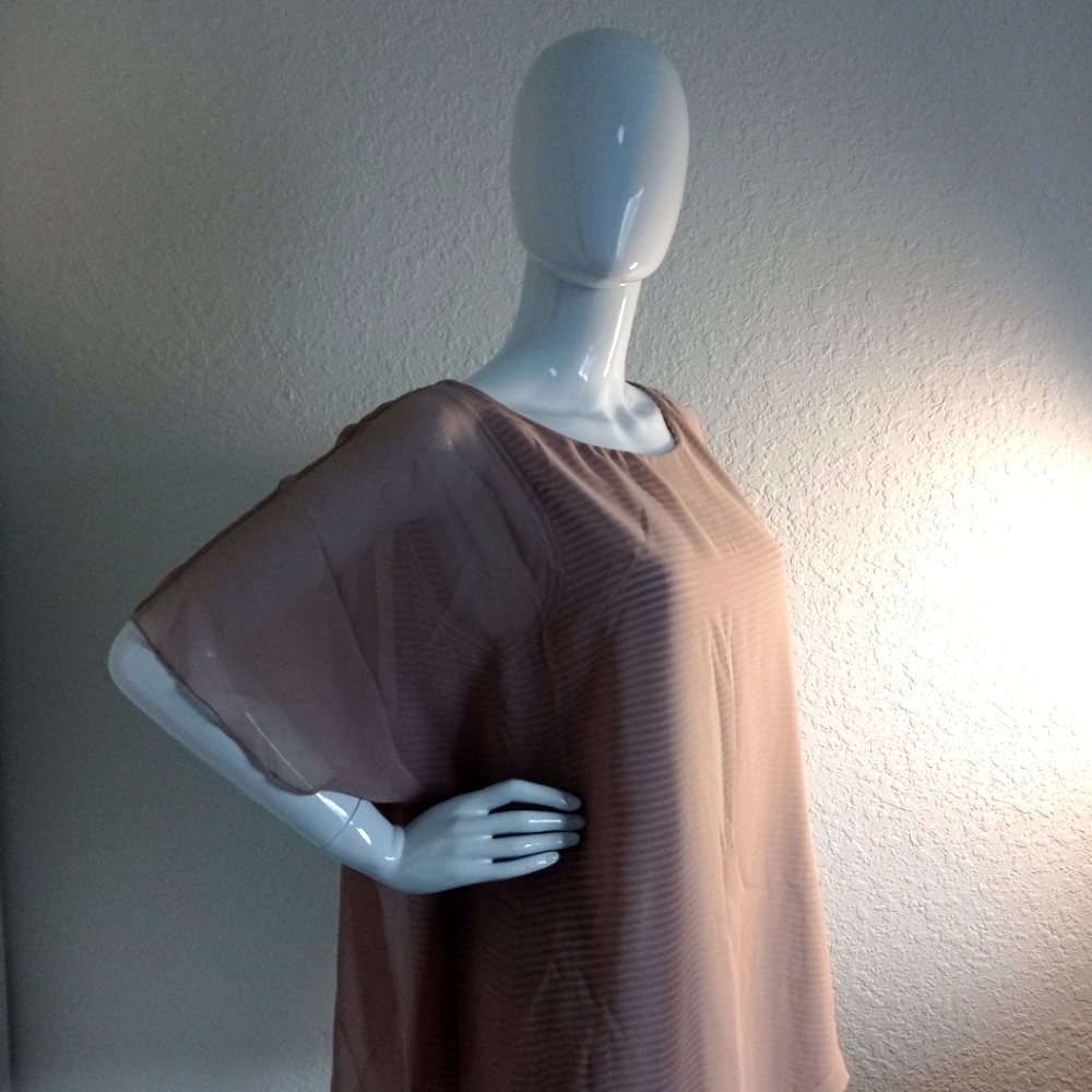 Addition Elle Top, beige in color, size 16
